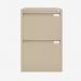 Bisley BS Filing Cabinet Natural Canvas 2 Drawer