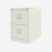 Bisley BS Filing Cabinet Chalk 2 Drawer