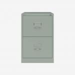 Bisley BS Filing Cabinet Bisley Silver 2 Drawer