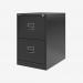 Bisley BS Filing Cabinet Black 2 Drawer