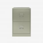Bisley BS Filing Cabinet Goose Grey 2 Drawer