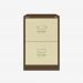 Bisley BS Filing Cabinet Coffee Cream 2 Drawer