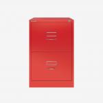 Bisley BS Filing Cabinet Cardinal Red 2 Drawer