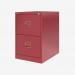 Bisley BS Filing Cabinet Cardinal Red 2 Drawer