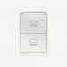 Bisley BS Filing Cabinet Traffic White 2 Drawer