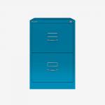 Bisley BS Filing Cabinet Azure 2 Drawer