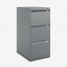 Bisley BS Filing Cabinet Bisley Silver 3 Drawer