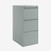 Bisley BS Filing Cabinet Goose Grey 3 Drawer