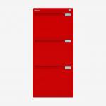 Bisley BS Filing Cabinet Cardinal Red 3 Drawer