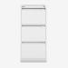 Bisley BS Filing Cabinet Traffic White 3 Drawer