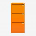 Bisley BS Filing Cabinet Bisley Orange 3 Drawer