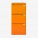 Bisley BS Filing Cabinet Bisley Orange 3 Drawer