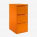 Bisley BS Filing Cabinet Bisley Orange 3 Drawer