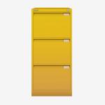 Bisley BS Filing Cabinet Yellow 3 Drawer