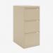 Bisley BS Filing Cabinet Natural Canvas 3 Drawer