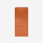 Bisley BS Filing Cabinet Bisley Orange 3 Drawer