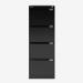 Bisley BS Filing Cabinet Black 4 Drawer