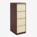 Bisley BS Filing Cabinet Coffee Cream 4 Drawer