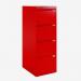 Bisley BS Filing Cabinet Cardinal Red 4 Drawer