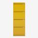 Bisley BS Filing Cabinet Yellow 4 Drawer