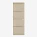 Bisley BS Filing Cabinet Natural Canvas 4 Drawer