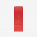 Bisley BS Filing Cabinet Cardinal Red 4 Drawer