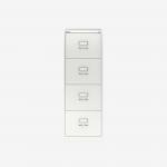 Bisley BS Filing Cabinet Traffic White 4 Drawer