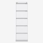 Bisley BS Filing Cabinet Light Grey 5 Drawer