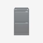 Bisley BS Filing Cabinet Bisley Silver 2 Drawer