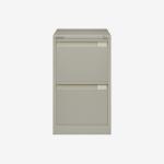 Bisley BS Filing Cabinet Goose Grey 2 Drawer