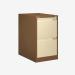Bisley BS Filing Cabinet Coffee Cream 2 Drawer