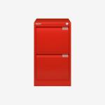 Bisley BS Filing Cabinet Cardinal Red 2 Drawer