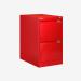 Bisley BS Filing Cabinet Cardinal Red 2 Drawer