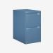 Bisley BS Filing Cabinet Bisley Blue 2 Drawer