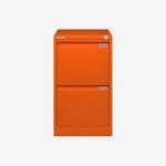 Bisley BS Filing Cabinet Bisley Orange 2 Drawer