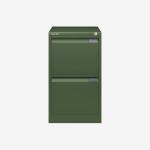 Bisley BS Filing Cabinet Olive Green 2 Drawer