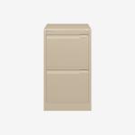 Bisley BS Filing Cabinet Natural Canvas 2 Drawer