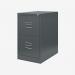 Bisley BS Filing Cabinet Anthracite Grey 2 Drawer