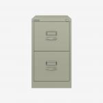 Bisley BS Filing Cabinet Goose Grey 2 Drawer