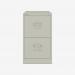 Bisley BS Filing Cabinet Light Grey 2 Drawer