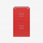 Bisley BS Filing Cabinet Cardinal Red 2 Drawer