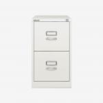 Bisley BS Filing Cabinet Traffic White 2 Drawer