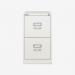 Bisley BS Filing Cabinet Traffic White 2 Drawer