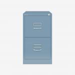Bisley BS Filing Cabinet Bisley Blue 2 Drawer