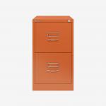 Bisley BS Filing Cabinet Bisley Orange 2 Drawer