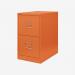 Bisley BS Filing Cabinet Bisley Orange 2 Drawer