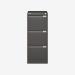 Bisley BS Filing Cabinet Anthracite Grey 3 Drawer