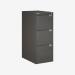 Bisley BS Filing Cabinet Anthracite Grey 3 Drawer