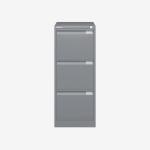 Bisley BS Filing Cabinet Bisley Silver 3 Drawer