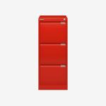 Bisley BS Filing Cabinet Cardinal Red 3 Drawer